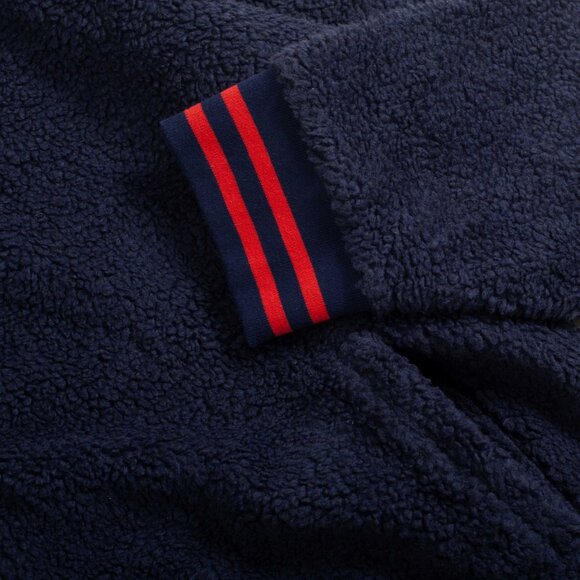 Polo Ralph Lauren Retro Full Zip Sherpa Deep Pile Jacket Track Talon 2XL - Picture 6 of 7